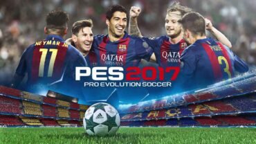 لعبة بيس 2017 PES للكمبيوتر من ميديا فاير مضغوطة