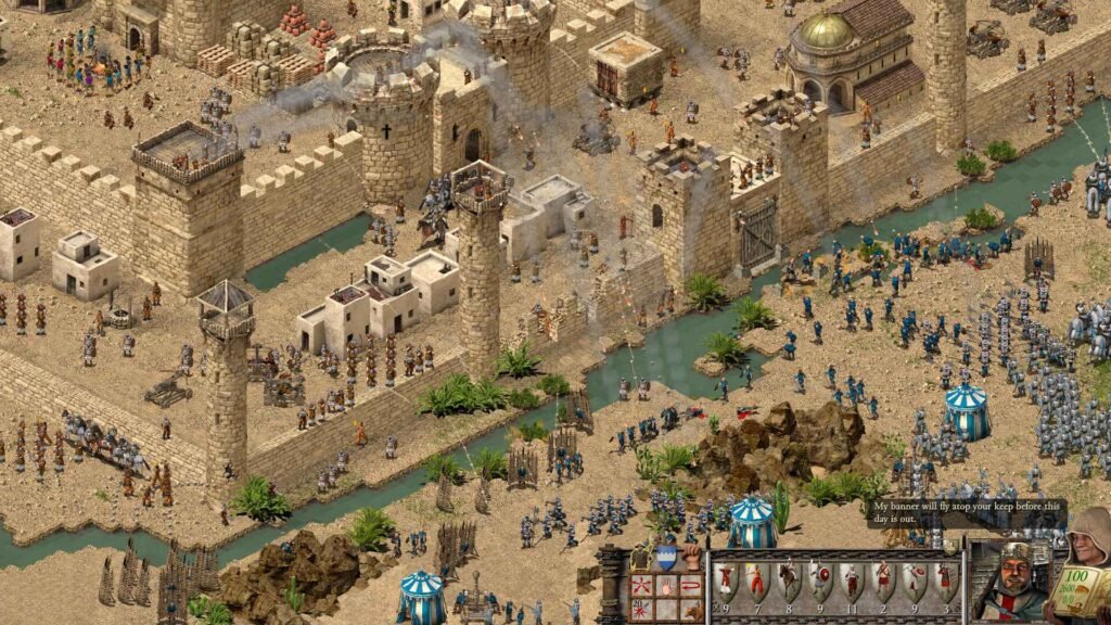 تحميل لعبة صلاح الدين 4 Stronghold Crusader للكمبيوتر