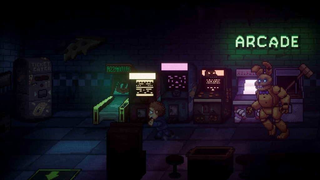 تحميل لعبة FNAF Into The Pit كاملة للكمبيوتر برابط مباشر (v1.0.11.6)
