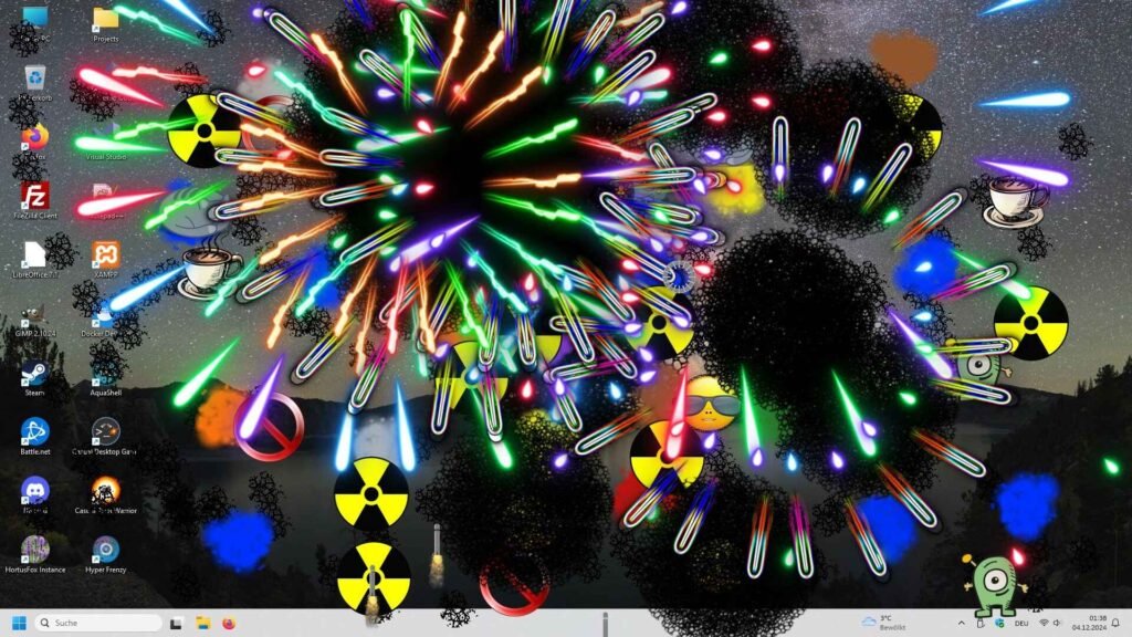 تحميل لعبة تكسير الشاشة Desktop Destroyer من ميديا فاير