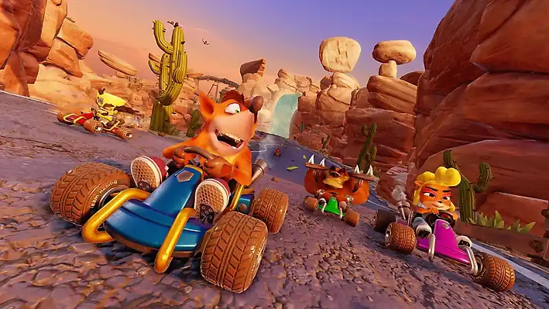 تحميل لعبة كراش القديمة 2004 Crash Team Racing الاصلية مجانًا