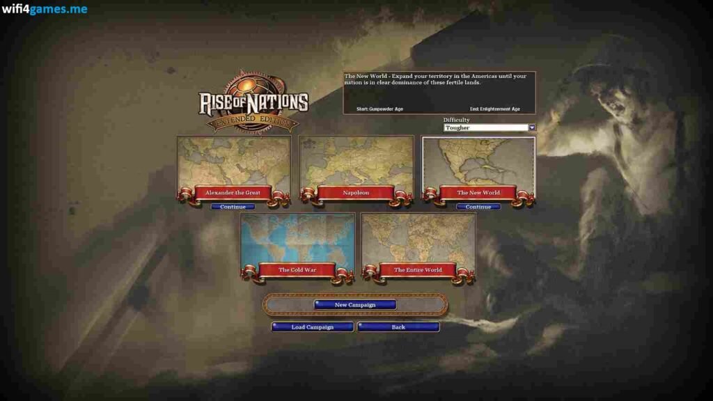 تحميل لعبة Rise of Nations v1.10 للكمبيوتر مجاناً من ميديا فاير