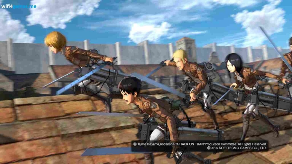 تحميل لعبة هجوم العمالقة Attack on Titan Wings of Freedom 2026
