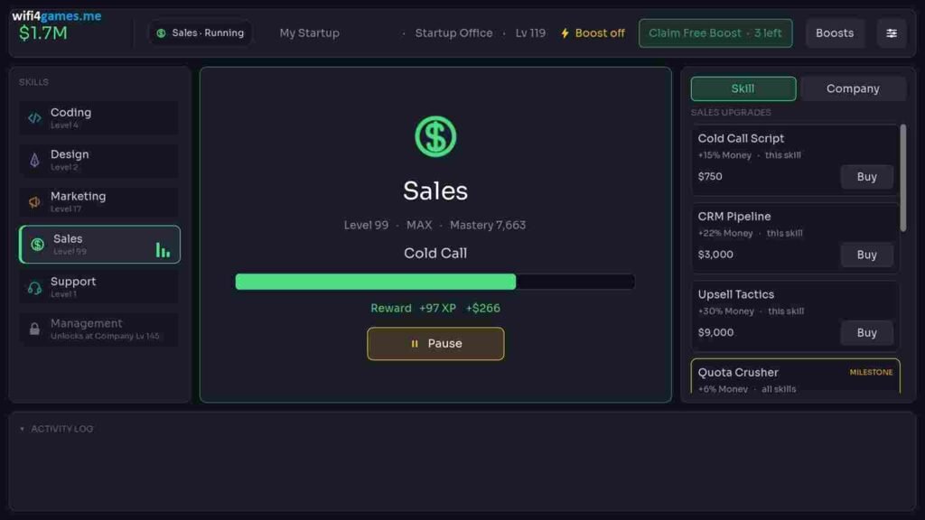 تحميل لعبة Idle Startup للكمبيوتر