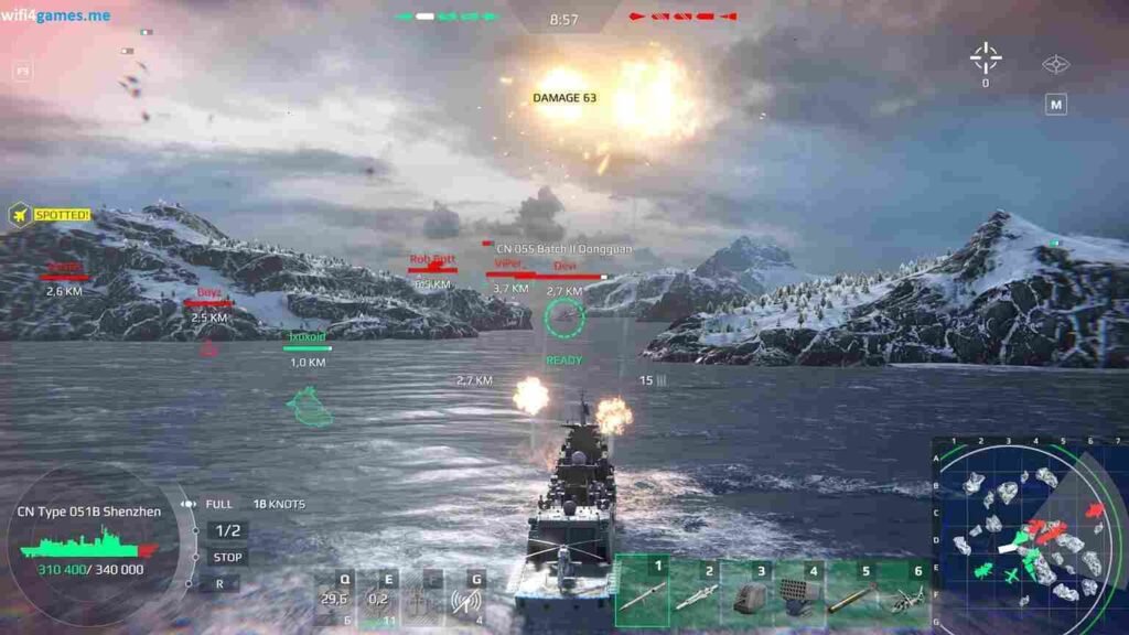 تحميل لعبة Modern Warships للكمبيوتر