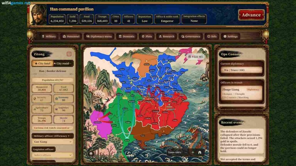 تحميل لعبة Three Kingdoms Classic للكمبيوتر